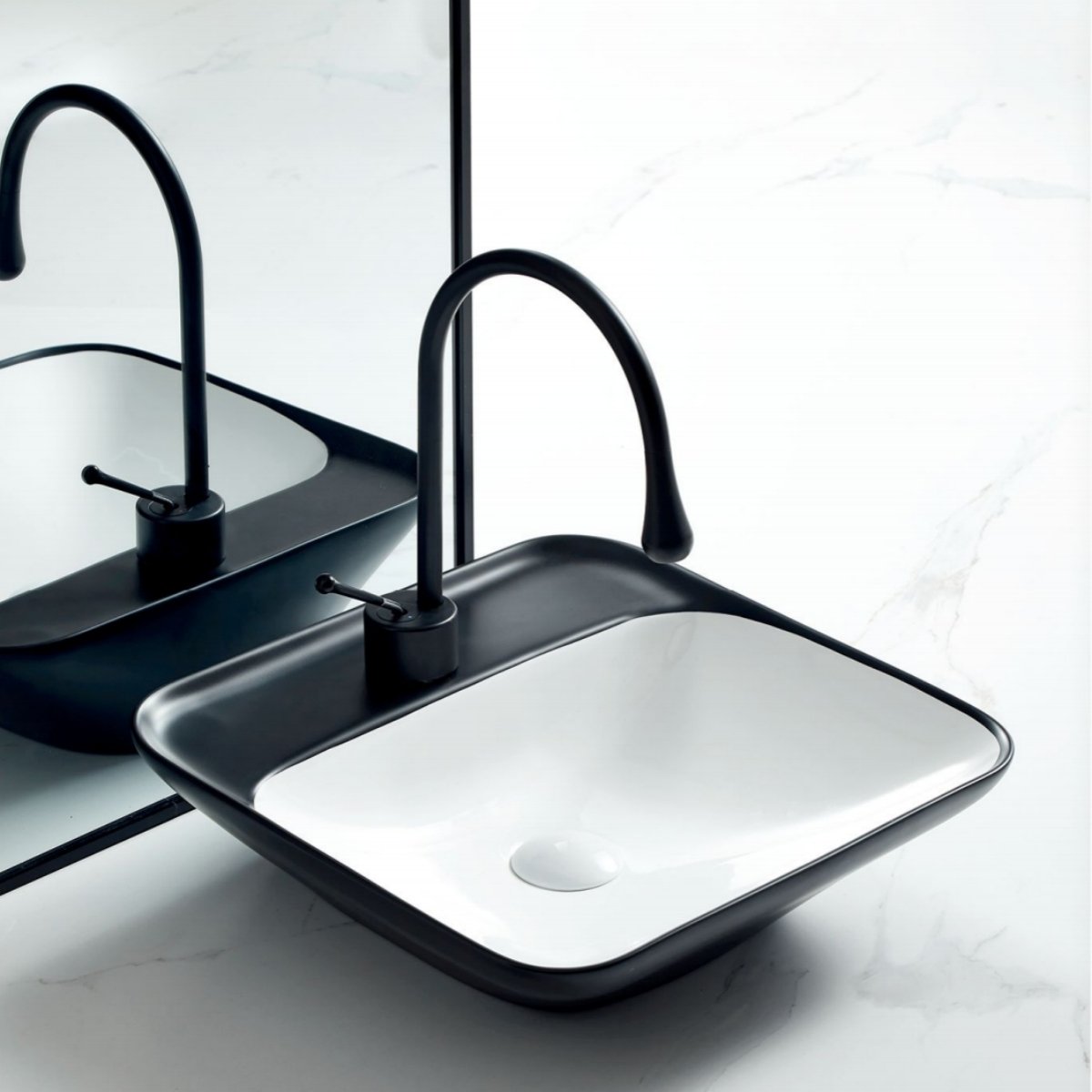 Matte Glazed Basins